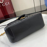 Gucci GG Marmont small top handle bag Black - size: 15.5 x 21 x 8 cm  - 2