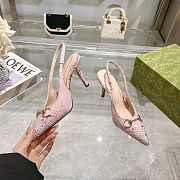 Gucci Women's Horsebit pump Pink - heel height: 8.5cm - 4