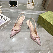 Gucci Women's Horsebit pump Pink - heel height: 8.5cm - 3