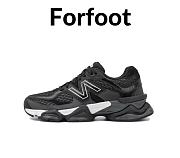 New Balance 9060 Shoe Palace Black Silver - U9060PNR - 1