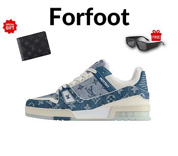 LV Trainer Sports Shoes Blue