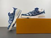 LV Trainer Sports Shoes Blue - 4