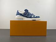 LV Trainer Sports Shoes Blue - 3