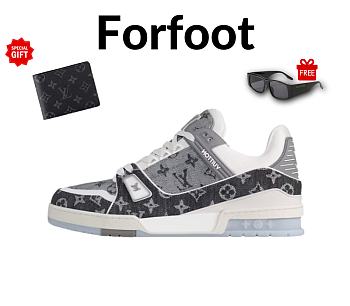 LV Trainer Sports Shoes Grey