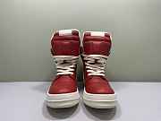 Rick Owens Lido Geobasket Cardinal  - 3