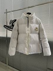 Moncler Maya 70 by Palm Angels Jacket Bright White - 5