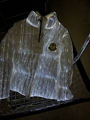 Moncler Maya 70 by Palm Angels Jacket Bright White - 4