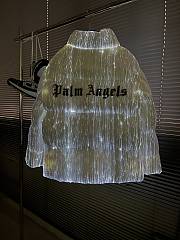 Moncler Maya 70 by Palm Angels Jacket Bright White - 3