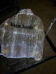 Moncler Maya 70 by Palm Angels Jacket Bright White - 2