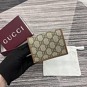 Gucci Horsebit 1955 card case wallet Brown - size: 11 cm (width) x 8.5 cm (height) x 3 cm (depth) - 3