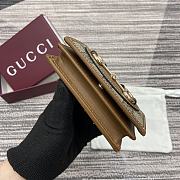 Gucci Horsebit 1955 card case wallet Brown - size: 11 cm (width) x 8.5 cm (height) x 3 cm (depth) - 2