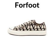 Valentino Garavani Toile Iconographe-print low-top sneakers - 1