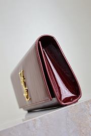 YSL Red Classic Leather Kate Clutch - size: 27x12x4cm - 4