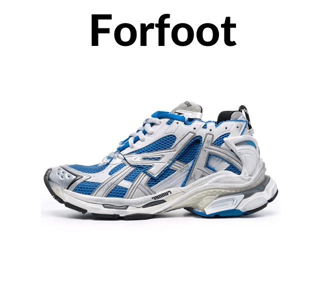Balenciaga Runner Sneaker White Blue - 1