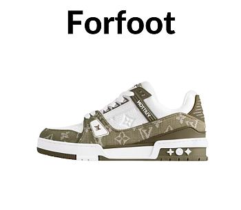 LV Trainer Sneaker Green - 1AIKMZ