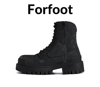 Balenciaga Men's Combat Strike Boot in Black