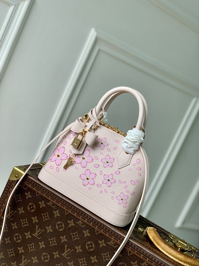LV Takashi Murakami Cherry Blossom Alma BB - size: 23.5 x 17.5 x 11.5cm - 1
