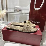 Gucci Women's slide sandal with Horsebit Brown  - 5