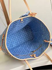 LV Neverfull MM Denim Blue - size: 32*29*17 cm - 3