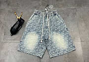 Chrome Hearts denim shorts  - 1