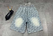 Chrome Hearts denim shorts  - 2