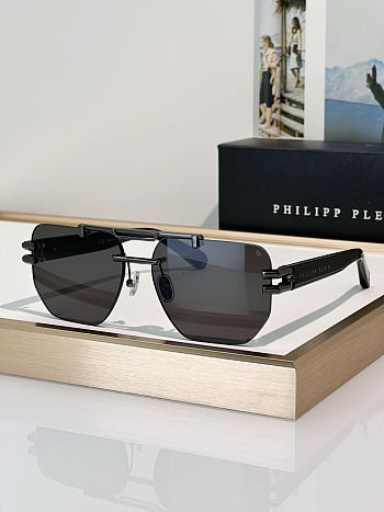 Philip Plein Black Glasses - VPP77M -