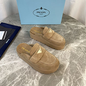 Prada Cow Suede Brown 
