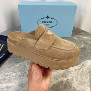 Prada Cow Suede Brown  - 5