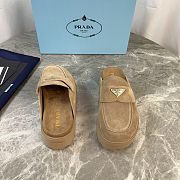 Prada Cow Suede Brown  - 4