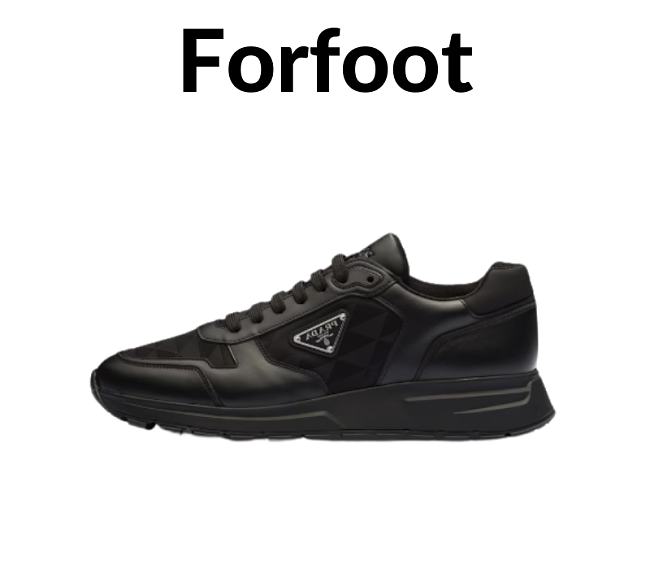 Prada Leather and Re-Nylon high-top sneakers - 1
