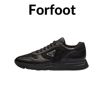 Prada Leather and Re-Nylon high-top sneakers