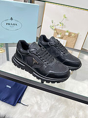 Prada Leather and Re-Nylon high-top sneakers - 3