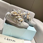 Lanvin Curb Chunky lace-up Sneakers Grey  - 1