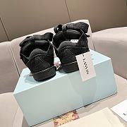 Lanvin Leather Curb sneaker Black - 3