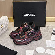 CHANEL Fabric Laminated Calfskin Stretch CC - 5