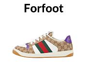 Gucci Screener sneaker Beige and dark brown Original GG canvas - 1