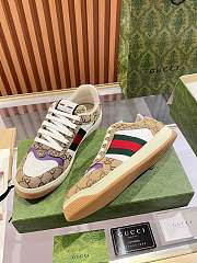 Gucci Screener sneaker Beige and dark brown Original GG canvas - 3