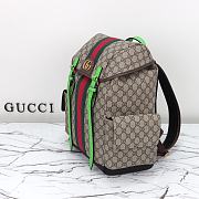 Gucci Ophidia Gg Medium Backpack Gg Canvas - 24 x 40 x 16cm - 2
