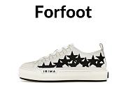 AMIRI Stars Court Low White Black  - 1