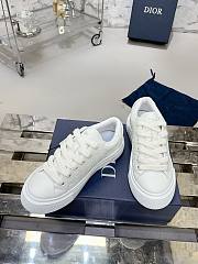B33 Spin Sneaker White Grained Calfskin  - 4