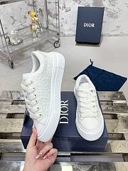 B33 Spin Sneaker White Grained Calfskin  - 3