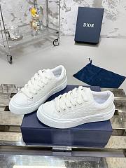 B33 Spin Sneaker White Grained Calfskin  - 2
