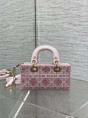 Dior Lady D-Joy Micro Bag Cherry Red - size: 16.5cm - 3