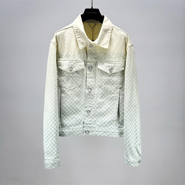 LV Damier Gradient Jacquard Denim Jacket - 1