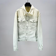 LV Damier Gradient Jacquard Denim Jacket - 1