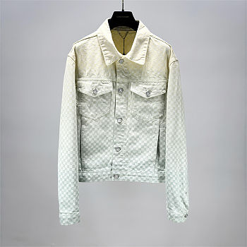 LV Damier Gradient Jacquard Denim Jacket