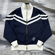 LV Knitted Cotton Sailor Blouson Navy Blue - 2