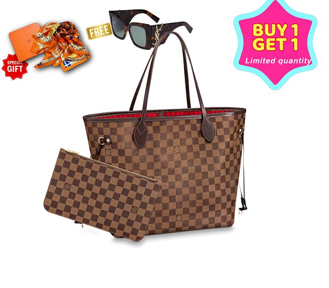 Louis Vuitton Neverfull MM ‘Brown’ N41358 - 31*28*14cm - 1