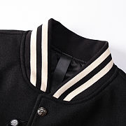 Chrome Hearts Leather Jacket Black - 3