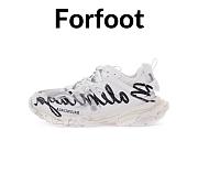Balenciaga Signature Sneaker in White/black - 1